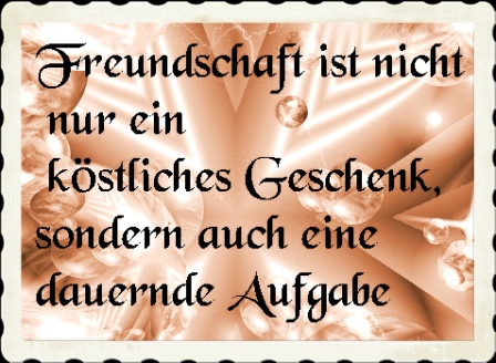 Freundschaft